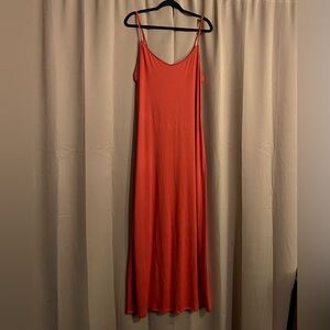 Rust Spaghetti Strap Dress
